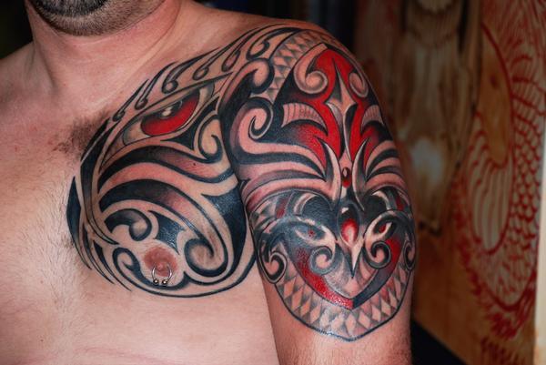 polinesian tattoo. armband tattoos polynesian
